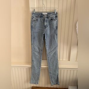 Something Navy Straight Jeans